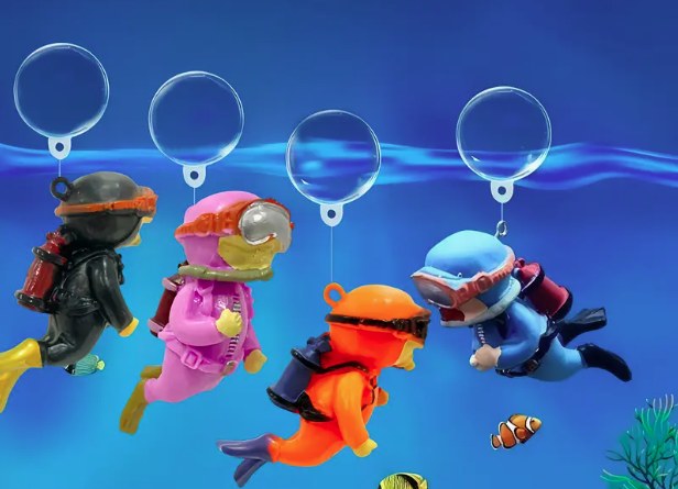 Diver Aquarium Decor