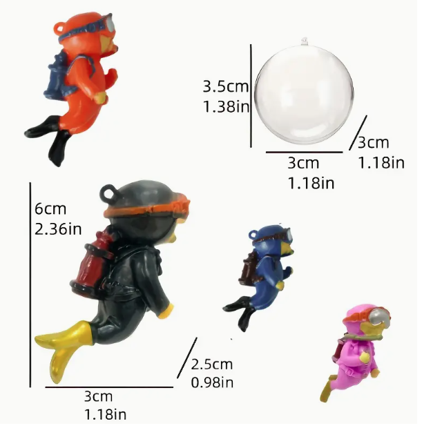 Diver Aquarium Decor